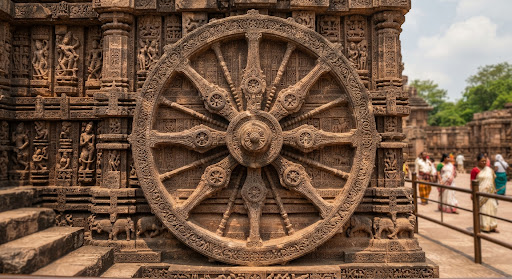 Konark Sun Temple wheel