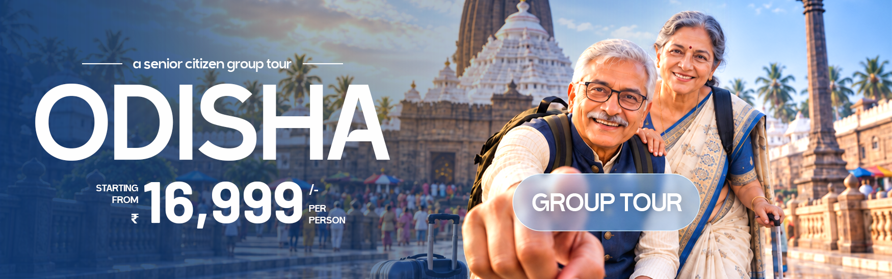Odisha Senior Citizen Group Tour